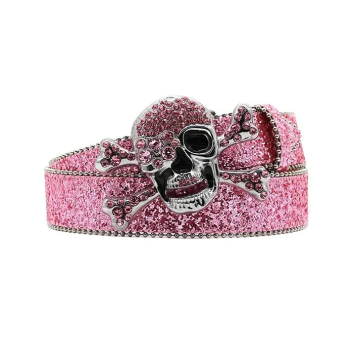 Skullshine Frontier Rhinestone Belt